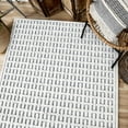 thumbnail image 5 of Carolina Weavers  Boucle Guilded Gate White High Low Indoor Outdoor Area Rug 7'9"x10'10" - Off-White, 5 of 9