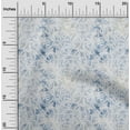 thumbnail image 2 of oneOone Georgette Viscose Medium Blue Fabric Abstract Line Drawing Floral Sewing Craft Projects Fabric Prints By Yard 42 Inch Wide, 2 of 5
