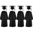 thumbnail image 1 of HSHDLDF Ensemble de 4 Toges et Chapeaux de Graduation Mat pour Lycée, 1 of 7