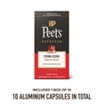 thumbnail image 3 of Peet's Coffee Crema Scura Premium Medium Roast Intensity 9 Espresso Coffee Pods, 10 Count, 3 of 10