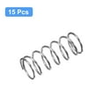 thumbnail image 3 of Unique Bargains Compression Spring, 15 Pack 304 Stainless Steel, 15mm OD, 1.2mm Wire, 40mm Length, 3 of 6