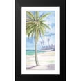 thumbnail image 2 of Brent, Paul 10x14 Black Modern Framed Museum Art Print Titled - Palm Island I, 2 of 5