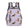 thumbnail image 3 of Balery German Shepherd Dog Lightweight Backpack for Men and Women - Durable and Water-Resistant, Ideal for School, Work, Travel, and Everyday Use, 3 of 9