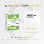 SuperSmart - Coenzymated B Formula - 5 Times More Active - Contains All B Group Vitamins | Non-GMO & Gluten Free - 30 tablets