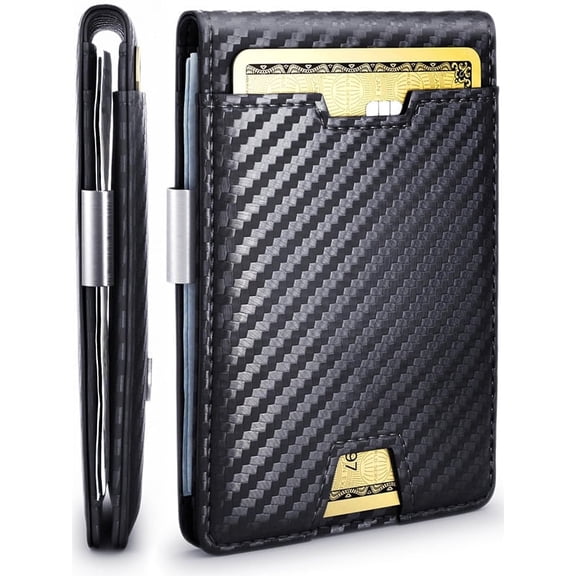 SYMMEXA Men's wallet dollar clip credit card holder