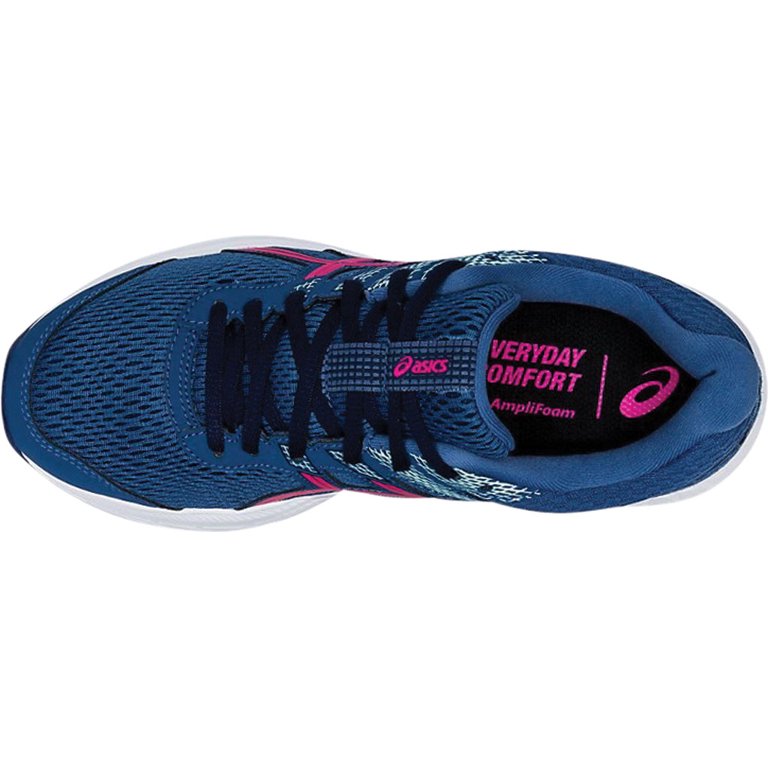 Women's ASICS GEL-Contend 6 Running Sneaker Grand Shark/Pink Glo
