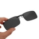 thumbnail image 5 of unbranded Gafas De Sol Clip on Unisex Negras Con Lentes Polarizados Y Sin Montura Para Protección Y Estilo, 5 of 7