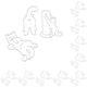 thumbnail image 3 of Ounissouiy Molde para repujado de galletas, lavable, seguro, encantador, moldes de Pascua, herramienta para hornear 3 piezas de animales 10Conjunto, 3 of 6