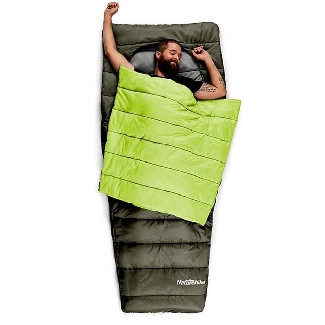 Sleeping Bag Con Manta Naturehike NH17N003-T Adulto 200X85 Cm Verde
