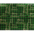 thumbnail image 4 of oneOone Georgette Viscose Green Fabric Merry Christmas Sewing Fabric By The Yard Printed Diy Clothing Sewing Supplies 42 Inch Wide, 4 of 4