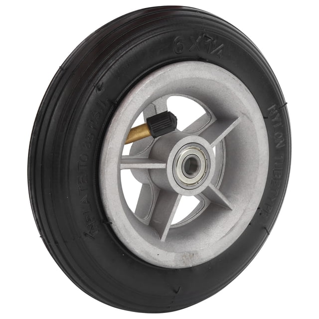 Neumático de goma para inflar scooter eléctrico - Rueda resistente al desgaste 6x1 1/4 de 6 pulgadas