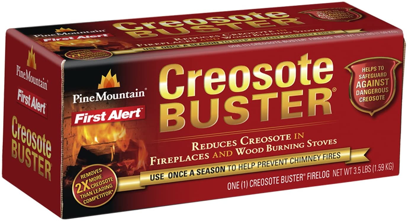 4152501500 Creosote Buster Chimney Cleaning Safety Firelog, 1 Log, Simple to use just add to an