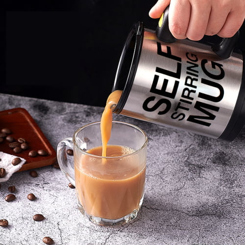 Self Stirring Mug Stainless Steel Auto Self Mixing Cup With Lid Coffee Self  Stirring Cup To Stir Coffee Mixed Milk Tea Coffee