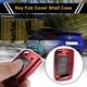 thumbnail image 2 of Funda de Llave de Auto de Silicona Roja TPU Única para VW Golf 7 Mk7 Tiguan Touran T-Roc T-Cross Polo Jetta Caddy - Funda de Control Remoto de 3 Botones, 2 of 6