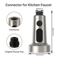 thumbnail image 6 of Spring Pull Down Kitchen Faucet Head Replacement for Kitchen Faucet, 3-Modes & 7 Adapters Brushed Nickel Finished, 6 of 9