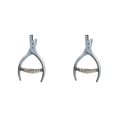 thumbnail image 2 of Billuyoard Metal 45N Pattern Notcher Handheld Professional Home Punch Pliers Tailor Sewing Anti-corrosive Hole Tool Nonslip 11*7.5 cm 2piezas Billuyoard CBP103766, 2 of 5