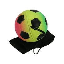 Uxcell 2.5 Inch Sports Wrist Ball, Soccer Rubber Wrist Return Ball Sport for Exercise, Mixed Colors