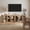 Bijou Camel A - 3, variant on BELLEZE Set of 2 Modern Sideboard Buffet Cabinets (63" Wide) - Large Kitchen Credenza with 4 Arched Glass Doors - Seamless Storage Console Table for Dining Room, Living Room & TV Stand - Camel