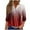 Red, variant on Utoimkio Women's V Neck Long Sleeve T Shirts Casual Floral Print Tunic Tops Basic Tees Blouses for Women