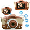 Children Video Camera 1080P HD,Kids Camera,Dual Camera,Selfie Camera for 4-12 Years Old Boys Girls GANZTON-Beige