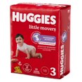thumbnail image 3 of Huggies Little Movers Baby Diapers,Econo pack Size 3 (16-28 lbs), 168 Count, 3 of 8