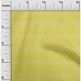 thumbnail image 2 of oneOone Cotton Cambric Yellow Fabric Chevron Quilting Supplies Print Sewing Fabric By The Yard 42 Inch Wide, 2 of 4