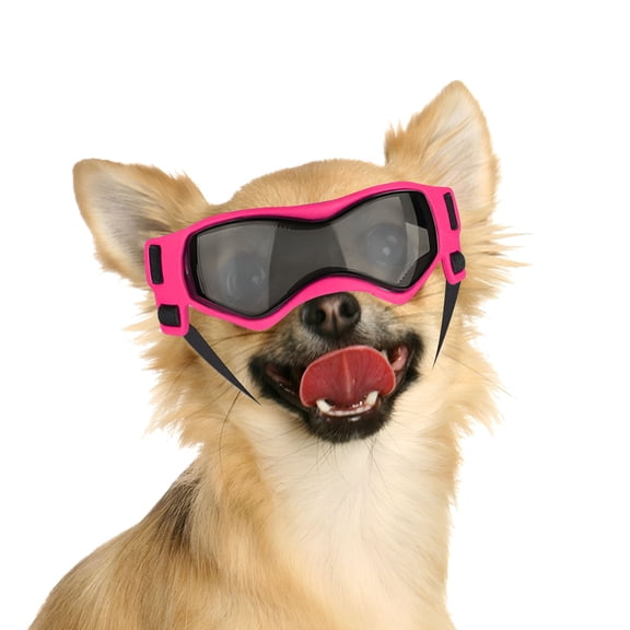 HBMYN Dog Goggles for Small Breed Anti-Uv Pet Sunglasses with Adjustable Straps Dog Goggles for Large Dogs