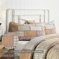 thumbnail image 6 of VHC Brands Kaila Vintage Farmhouse Bedroom Decor, Patchwork Quilted King Sham 21x37, 6 of 7