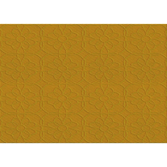 Ahgly Company Indoor Rectangle Patterned Dark Orange Area Rugs, 7' x 9'