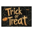 thumbnail image 3 of Happy Halloween Spooky Trick or Treat Candy Bat Table Mats Set of 4 Autumn Halloween Place Mat Washable Anti-Skid Dining Table Mats for Party Kitchen Dining Decoration, 3 of 7