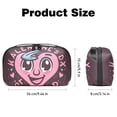 thumbnail image 5 of Valentine's Day USB Organizer Charger Pouch Charger Organizer Travel Case Small Box Organizer Storage Container Waterproof Oxford Cloth Electronics Accessories Storage Case 5.9x9.44x3.14 in, 5 of 6
