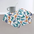 thumbnail image 6 of KLL Block Dinosaur Ultra Absorbent & Soft Hand Towels for Bath, Hand, Face, Gym and Spa-27.5x16in, 6 of 7