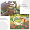 thumbnail image 2 of HEALEEP 1Pcs Jingle Bell Percussion Instrument Beige Wood Round Design for Music Making and KTV, 2 of 7