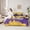 Purple Yellow, variant on jejeloiu American Rugby Football 7-Piece Twin Bedding Sets,Purple Black Bedding Comforter Set For Boys Teens Reversible