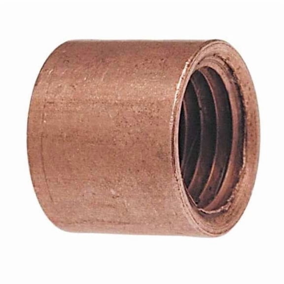 Nibco 1/2" NOM FTG x 1/4" FNPT Copper Reducing Bushing 6183 1/2X1/4