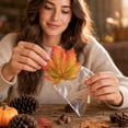 thumbnail image 4 of Fall Decorations, Loose Maple Leaves for Autumn Harvest Table Mantel and Party Decor, 50 Pcs, 4 of 5