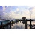 thumbnail image 2 of Alan Hausenflock 18x13 White Modern Wood Framed Wall Art Titled - Atlantic Beach Marina I, 2 of 5