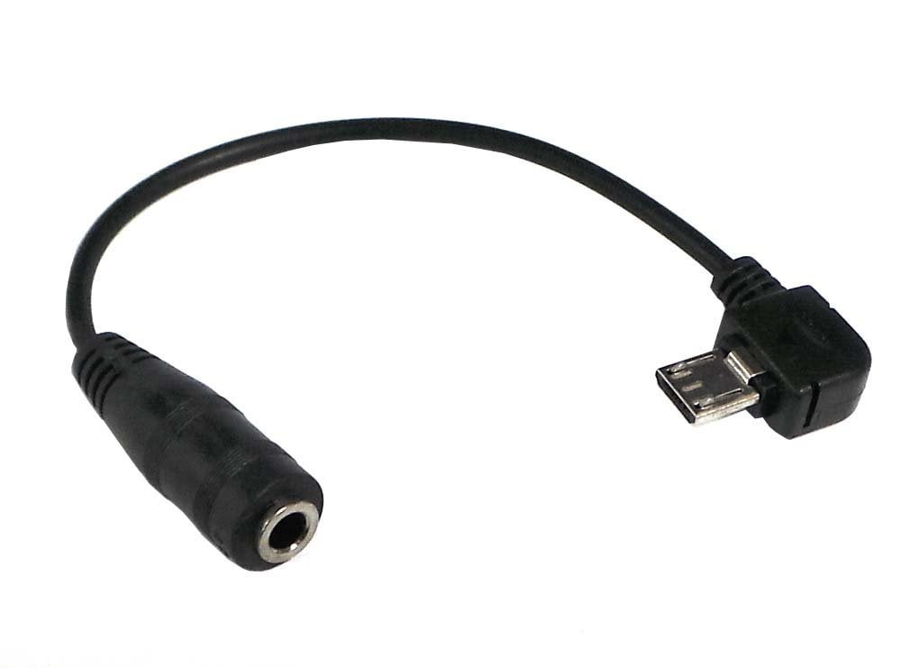 Universal Micro USB to Plug Earphone Adapter Black - Walmart.com