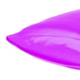 thumbnail image 3 of Violet Dreamy Set of 2 Silky Satin Standard Pillowcases, 3 of 6