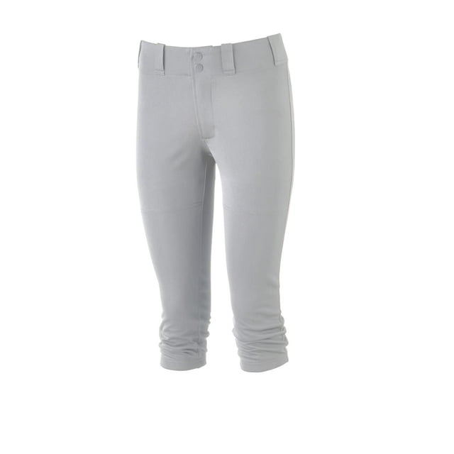 Pantalones de Softbol Mizuno para Mujer Adulto Gris Poliéster Talla L