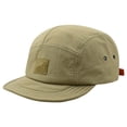 thumbnail image 2 of Quick-Dry 5-Panel Camp Cap for Women/Men, Lightweight Short Brim Hat with Soft Top - Retro Workwear Style Sun Visor for Hiking & Streetwear (1-Pack) Khaki One Size, 2 of 9