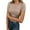 X2 Khaki, variant on Women's Short Sleeve T Shirts Crew Neck Slim Fitted Shirts Basic Casual Going Out Tops,Color:Light Pink,Size:M
