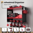 thumbnail image 2 of Organizador de herramientas eléctricas Spampur, soporte de pared con regleta de 4 enchufes, 2 of 9