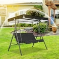 thumbnail image 4 of TSV Outdoor Swing Canopy Replacement Top, Waterproof Patio Swing Canopy Replacement Cover, Anti-UV Garden Hammock Top Cover, 4 of 6