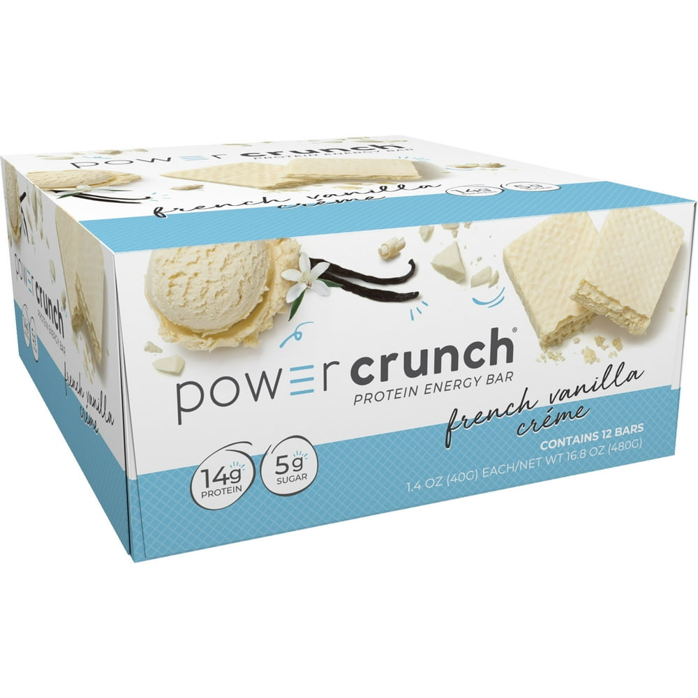 Power Crunch ORIGINAL Protein Energy Bar French Vanilla Creme, 1.4 oz