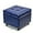 Navy Blue With Storage, variant on H&B Luxuries Tufted Leather Square Flip Top Storage Ottoman Cube Foot Rest