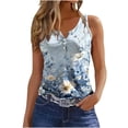 thumbnail image 2 of lSLJS Women's Womens Été Imprimé Round Sports Tops for Extérieur Mince Tops, Tank Tops, 2 of 5