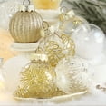 thumbnail image 5 of 60Mm/2.36" Christmas Ornaments Set, 30Pcs Clear Ornaments Shatterproof Decorative Baubles For Xmas Tree Ornament Decorations Balls Crystal For Holiday Party Indoor Outdoor Home Decor-champagne gold, 5 of 5
