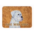 thumbnail image 1 of Carolines Treasures SS4887RUG Tapis en Mousse à Mémoire de Forme Lavable en Machine Boxer Blanc, 1 of 4