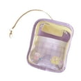 thumbnail image 4 of KLKCMS Clear Figure Display Bag PVC Small Figure Display Bag for Cards Small Figure Violet, 4 of 9